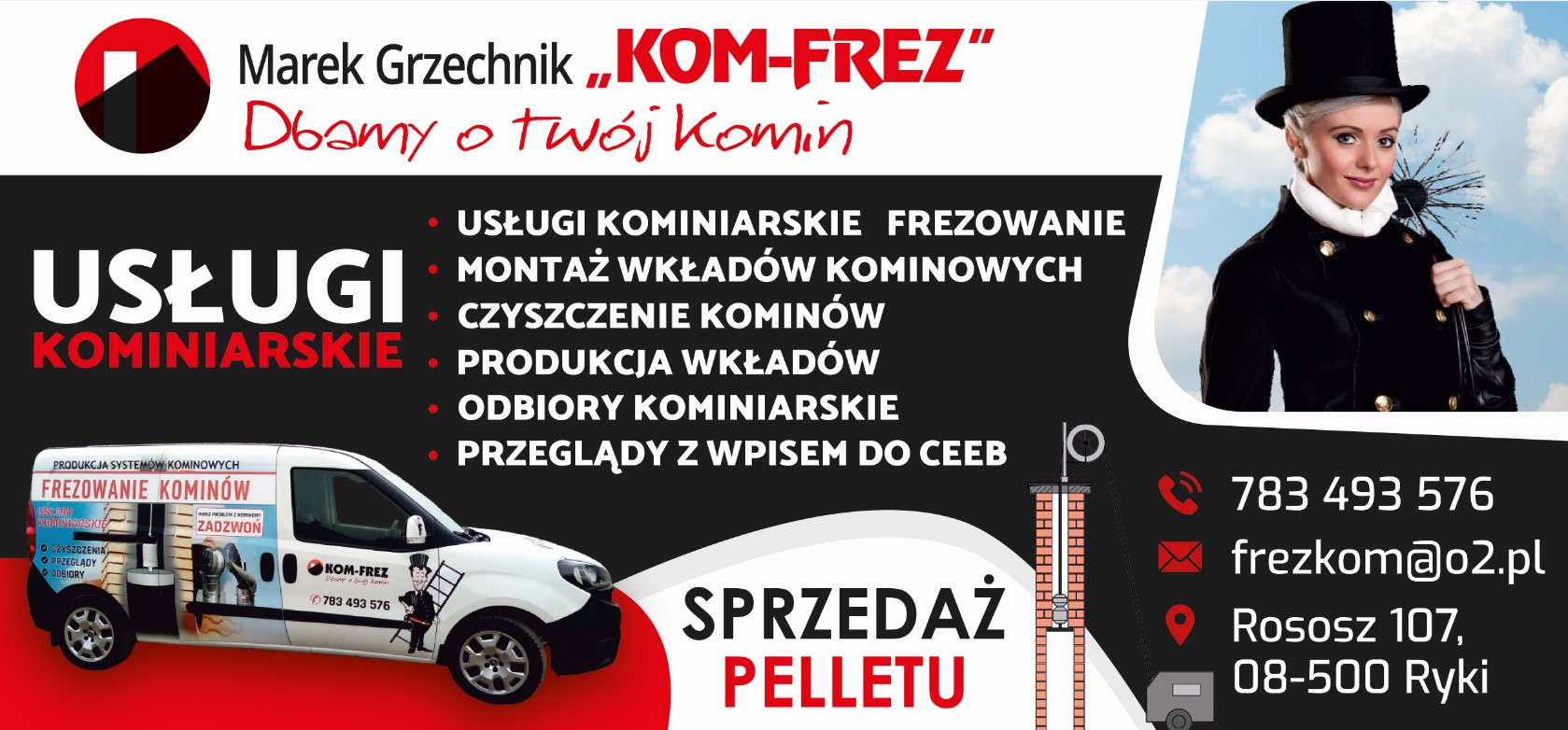 frezowanie kominów PUŁAWY